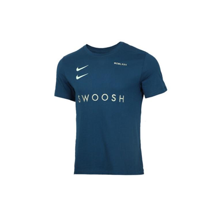 Nike Sportswear Swoosh Sports Short Sleeve Blue Men s CV5893-499 XXL