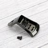 8 String Mandolin Tailpiece with Mounting Hardware Metal Triangular Mandolin Tailpiece Instrument Replacement Part