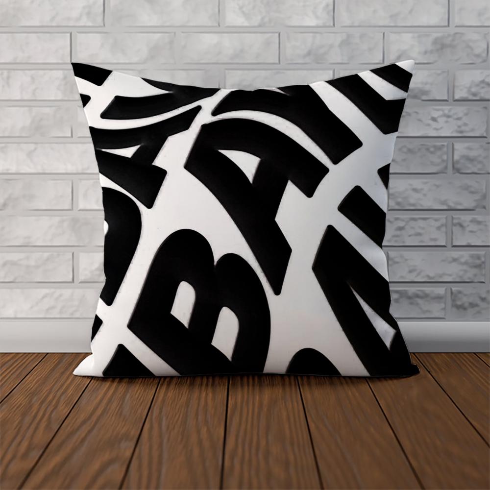 BBIMBA Y LOLAS Pillow Case For Car Sofa Decorative Home Doublesided Print Plush Square Throw Pillow Cushion Cover