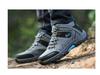Men's Waterproof Leather Hiking Boots - Insulated, Mid-Top, Cold-Proof for Autumn and Winter