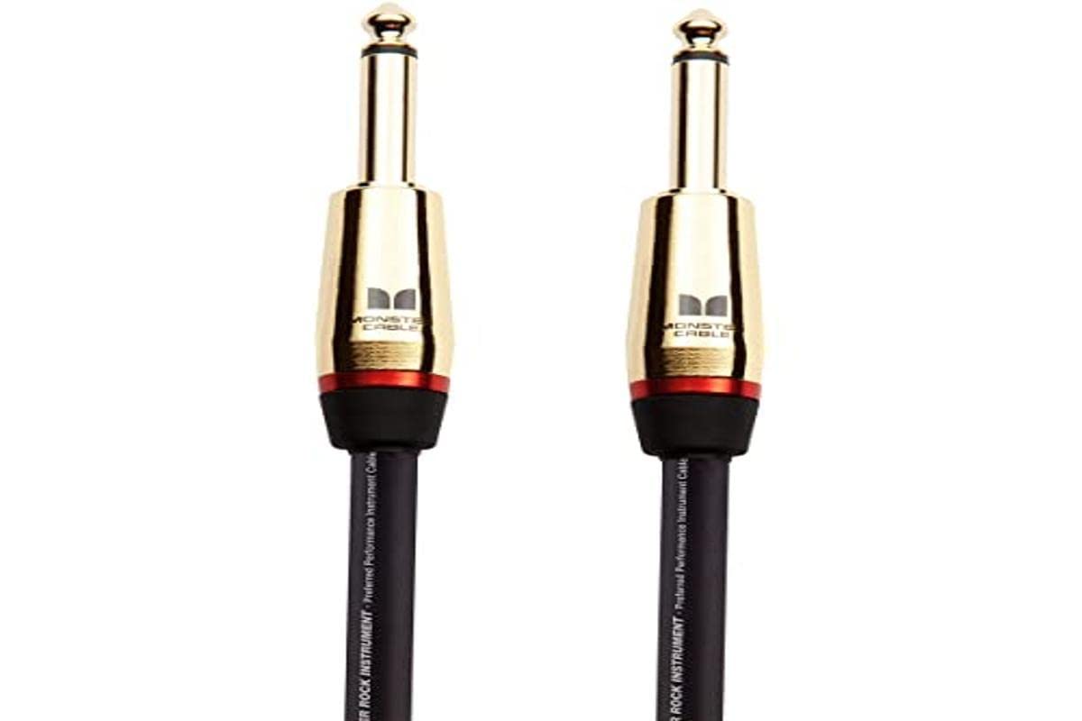 

MONSTER CABLE ROCK2-12 600540, 12ft Guitar Cable with Direct to Direct Plugs, M