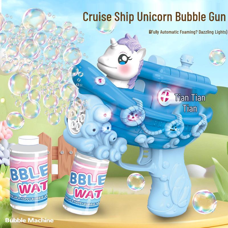 2025 Handheld Electric Bubble Blaster - Popular Kids' Toy