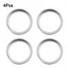 Silver Alloy Air Conditioning & Audio Knobs For VOLVO XC60 S60 S80 V40
