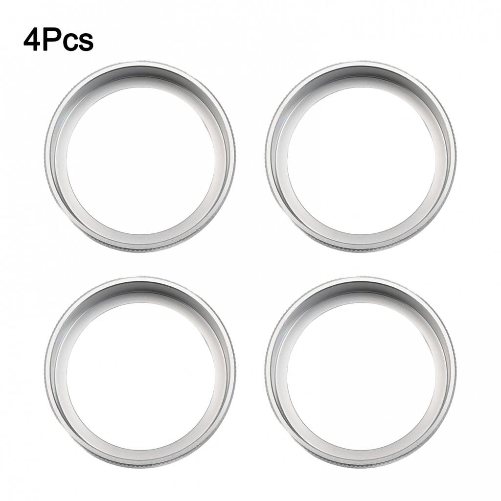 Silver Alloy Air Conditioning & Audio Knobs For VOLVO XC60 S60 S80 V40