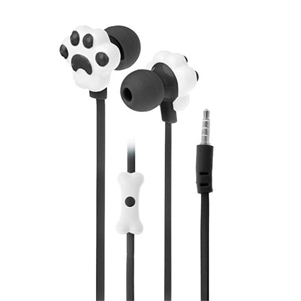 Childs Headset Cute Cartoon Cat 3.5mm In-ear Earphone With Microphone