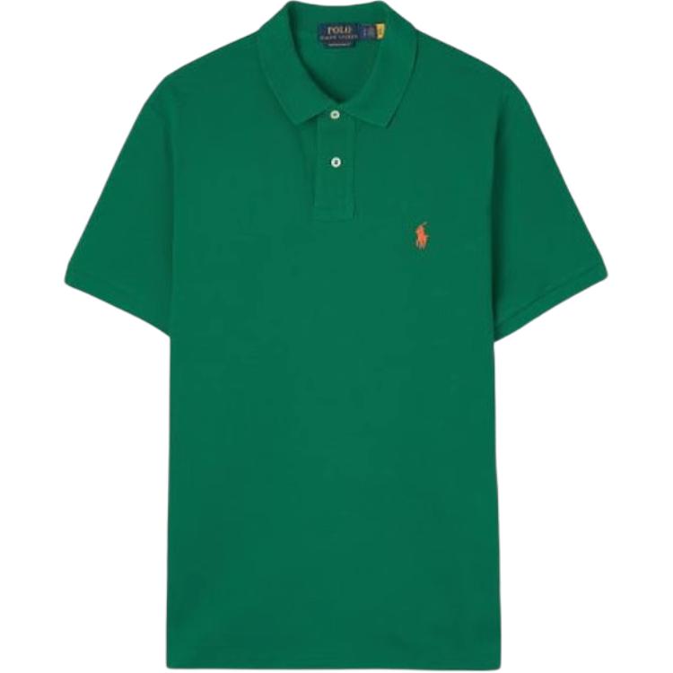 

Polo Ralph Lauren Поло с логотипом поло с коротким рукавом Мужские топы Зеленый MNPOKNI1N822136-320 L