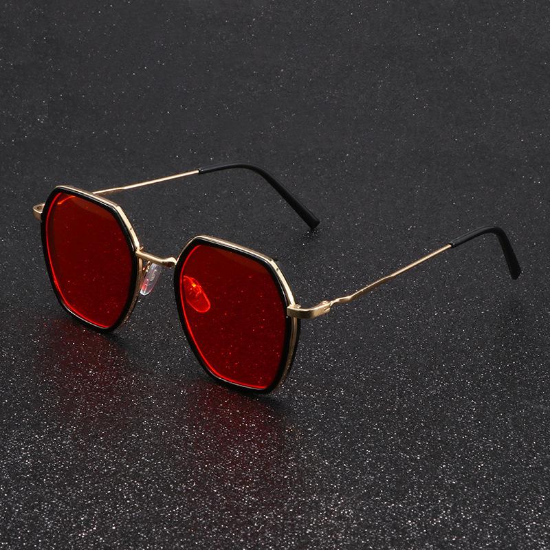 Large frame one-piece sunglasses, fashionable high-end men's and women's sunglasses, UV protection ins advanced sense