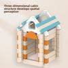 Wooden Building Blocks Set With Klamp Joint Design For Kids And Beginners