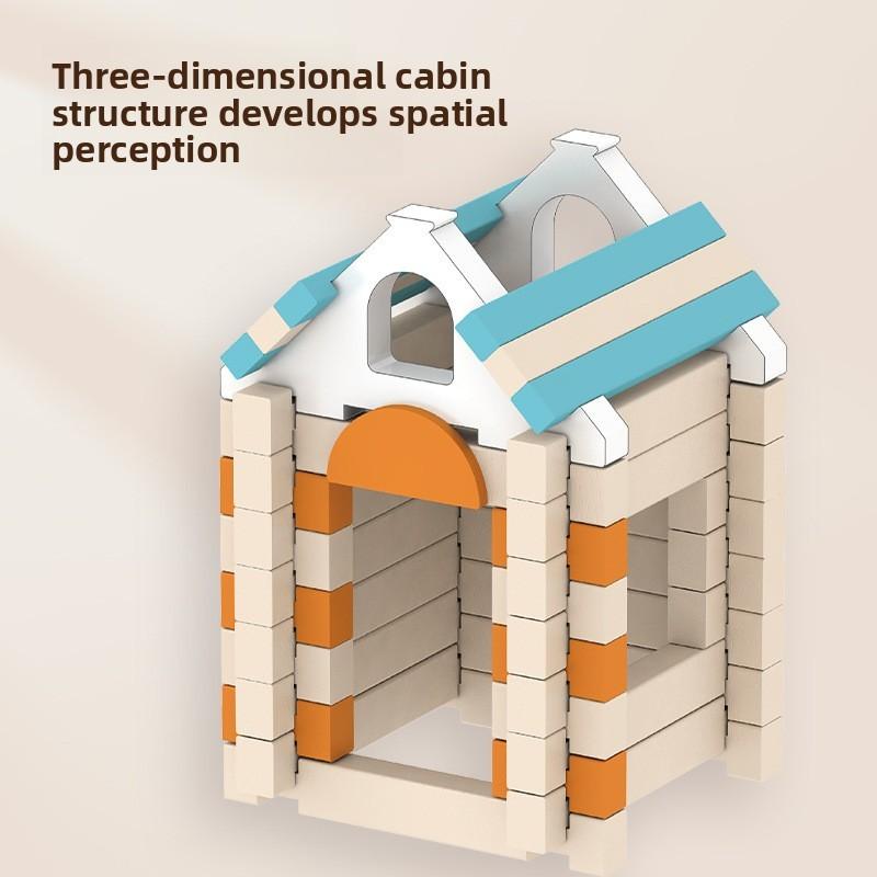 Wooden Building Blocks Set With Klamp Joint Design For Kids And Beginners