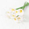5Pcs PU Calla Lily Simulation Flowers for Home Decor Floral Arte Set Garden Wedding Decoration Bouquet DIY Vase Ornament