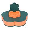 Flower Shape Candy Tray Double Layer Dry Fruit Box Elegant Storage Organizer  Fruit Serving