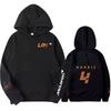 Mens Hooded Cotton Blend Sweatshirt With Printed Design Regular Fit Casual Wear