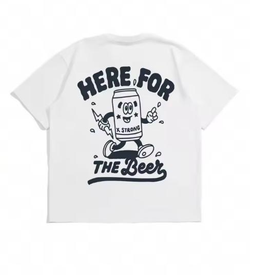 Fashionable Summer Unisexs Fun Can Print Comfortable And Breathable Round TShirt Outdoor Street Casual Top