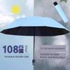 12-Rib Extra-Large Umbrella, Dual-Purpose for Sun and Rain, Sunshade Umbrella for Men and Women, Manual Reinforced Folding Sun Protection Umbrella