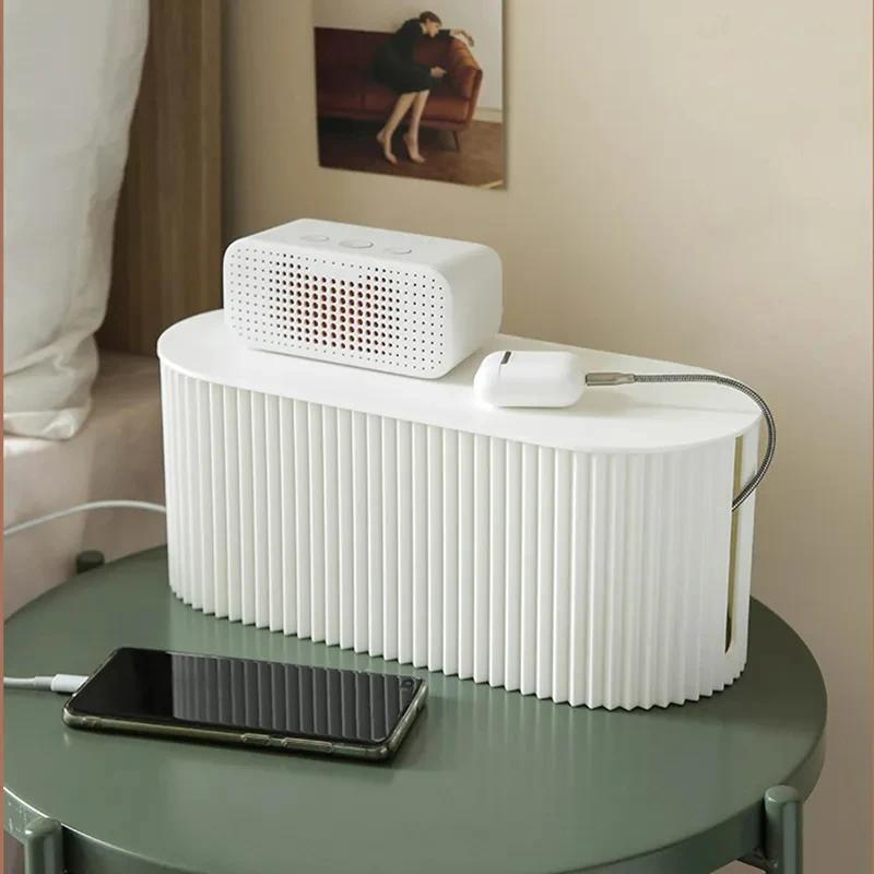 Wire Storage Box Large Capacity Data Plug Board Storage Box Desktop Cable Management Box Router Bracket Drain Snake Socket Set