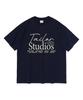 TAILOR STUDIO World City Übergroßes Kurzarm-T-Shirt (Marine)