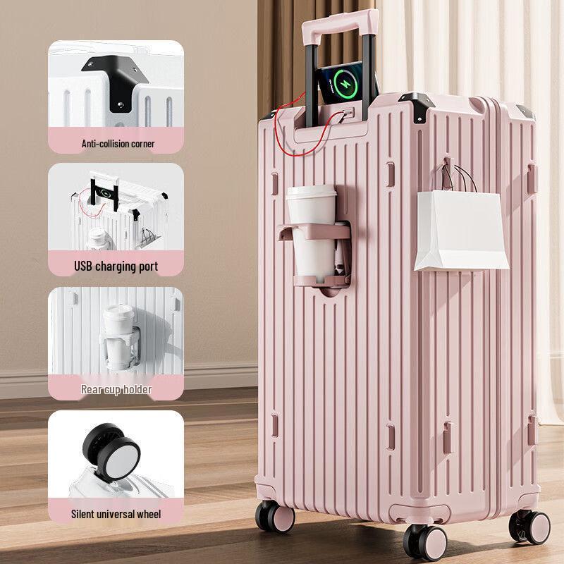 Lishen Multi-functional ABS&PC Travel Suitcase