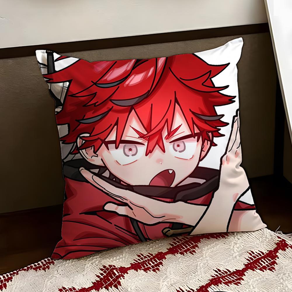 

Manga GGokurakugai Cushion Cover Reversible Soft Durable Pillow Cover Home Car MultiScene Use for Daily Comfort 30X30cm
