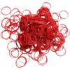 Barbershop High Elasticity Perm Rubber Bands with Leather Cover - 500G