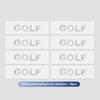 Car Badges Metal Stickers Interior Styling Decoration Sticker For Volkswagen VW Golf Jetta Passat mk4 mk5 mk6 CC B5 B6 B7 Golf 4