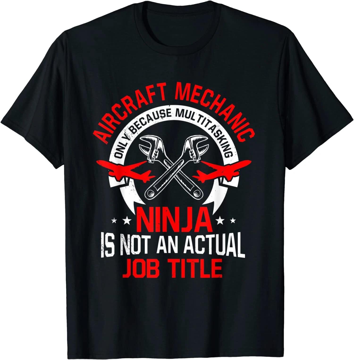 Aircraft Mechanic Aviation Maintenance Technician Airplane T-Shirt XXXXL