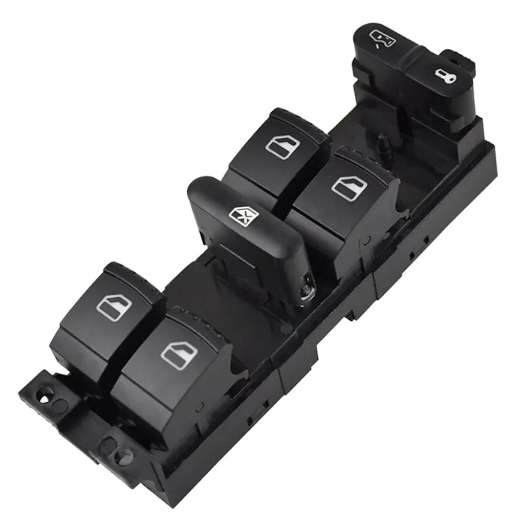 Car Window Control Switch Master Button Compatible with VW Bora A4 Golf A4 Jetta A4 Passat B5 B5.5 1998-2004 10Pins(18G959857B)