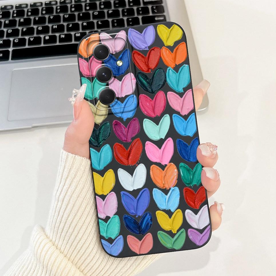 Case For Samsung Galaxy A55 A56 A54 5G Phone Cases Samsung A52 A52s A51 A53 Soft Silicone Cartoon Back Cover Camara Protection