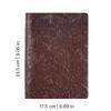 Echtes Leder A5 Ringbuch Notizbuch und Journale Mit 6 Ringen Nachfüllbar Vintage Planer Organiser Für Schule Büro Schreiben Qualität