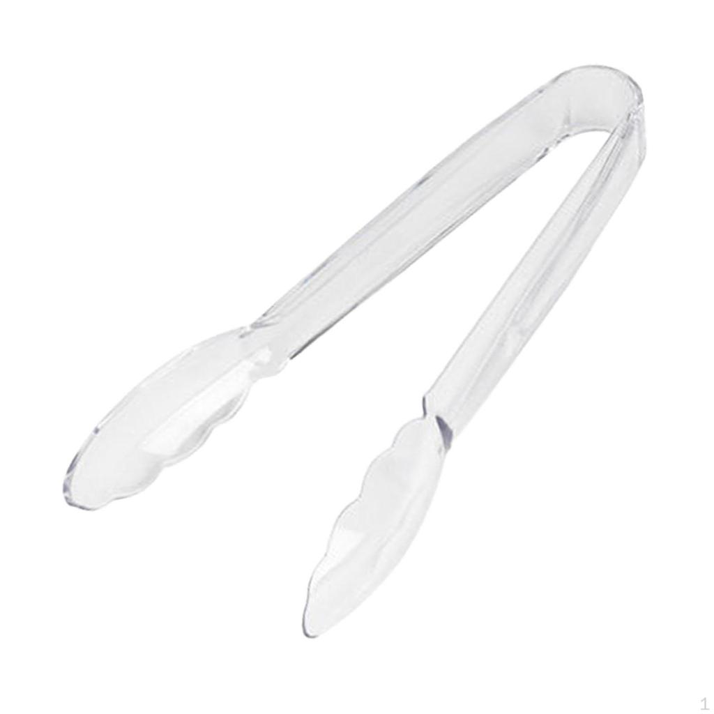 Brotklemme Lebensmittelzange Transparent Haushaltsgrill Acryl Kalte Speisen Restaurants Frittieren