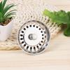 Steel Kitchen Tools Dish Basin Cover Sink Strainer Water Stopper Basket Drainer Filter Plug