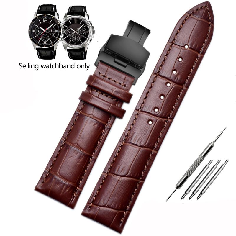 

For CASIO Watch MTP-1303 MTP-1375 MTP-1374 MTH-5001L Series Watchband Business Cowhide Leather Strap Black Brown 18mm 20mm 22mm 22mm
