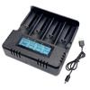 4 Slot 18650 Smart Charger with LCD Display Fast Stable And User-Friendly Ample Capacity Battery Charger 26500 AA/AAA Batteries