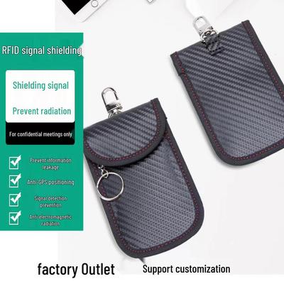 Carbon Fiber RFID Shielding Key and Phone Bag