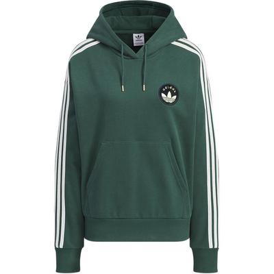 Originals Comfortable Striped Long Sleeve Hoodie Women Hoodies Green JC6854