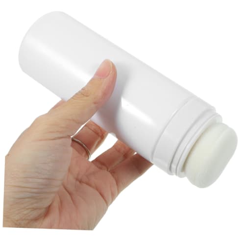 CONGARTENO Portable Baby Powder Puff Bottle with Durable Bottle, Soft Puff for Powder Storage, Practical Newborn Care, Random Colors