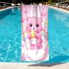 Care Bears Print Beach Towel Design, Soft, Lightweight. for Home Bathroom, Spa, Pool, Yoga, Surfing, Camping, Gift for Family, Friend
