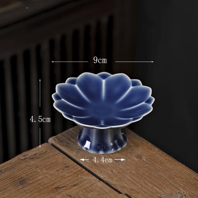High-Footed Ceramic Dessert & Snack Plate