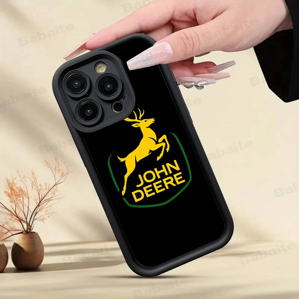 

Green J-John Truck D-Deeres TPU Phone Cover For Iphone 17 16 15 14 13 12 11 Pro Max Plus Case Cover iPhone 14 plus