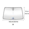 For Volkswagen VW Universal Car Front Windshield Sun Shade Anti UV Heat Block Passat Golf 4 5 6 Tiguan Polo Scirocco Jetta CC
