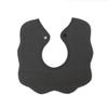 IORI BABY x FORNE Organic Round Bib by Imabari Towel Baby (Charcoal)