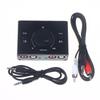 3.5Mm Rca Stereo Bi-Directional Audio Switcher 1 In 2 Out Or 2 In 1 Out 3.5Mm 2Rca Audio Switcher With Mute Button