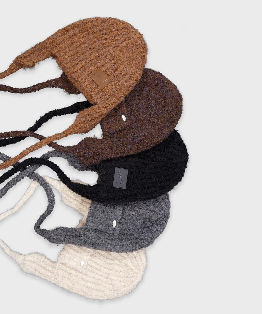 Yuupeu Knit Trooper Hat - Camel