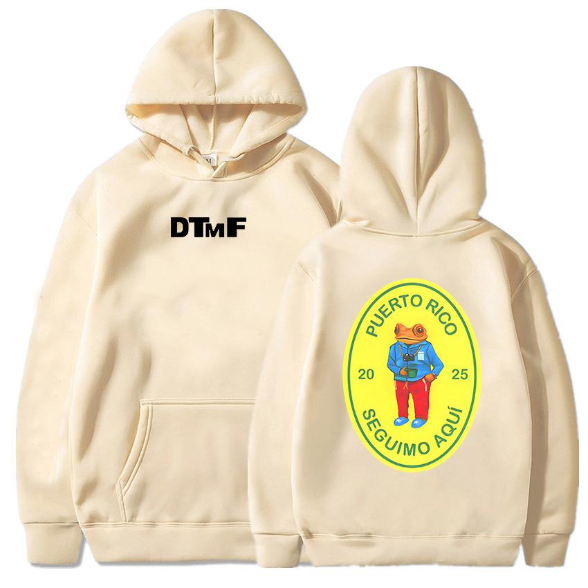 2025 Album DTMF Debí Tirar Más Fotos Hoodies Bad Bunny Fashion Singer Print Sweatshirts Cartoon Bear Graphic Clothes for Women