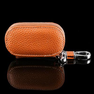 Funda Universal Sólida con Cremallera para Llave de Coche, Estuche de Cuero