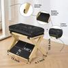 Non-Slip Base Solid Wood Footrest Natural Solid Wood Office Foot Stool  Gaming Setup