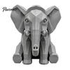 Decorative Eyeglass Holder Elephant Shape Glasses Holder, 3D Printed Geometric Display Artistic Home Ornament Organizer, Desktop for Office Nightstand