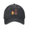 I Draw Chibi Chiyo Chan's Dad Azumanga Daioh Sport Retro Denim Washed Baseball Caps Female Cowboy Hats Hiking Peaked Cap