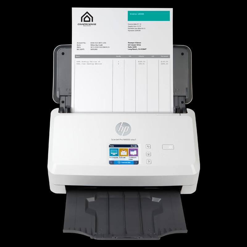 HP ScanJet Pro N4000 snw1 Wireless Document Scanner