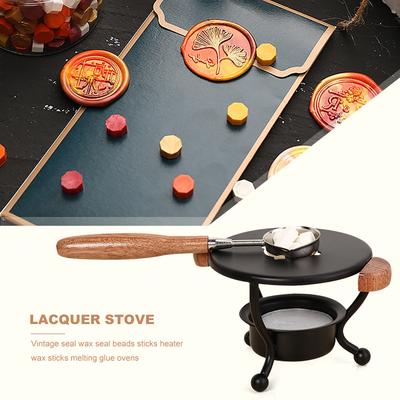 Practical Wax Seal Candle Sticks Heater Oven Cooker Fusion Glue Pot Melting Furnace Stove Handicrafts Card Making Tools