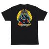 Santa Monica Airlines Natas Kaupas SCHREIENDER PANTHER Skateboard T-Shirt SCHWARZ